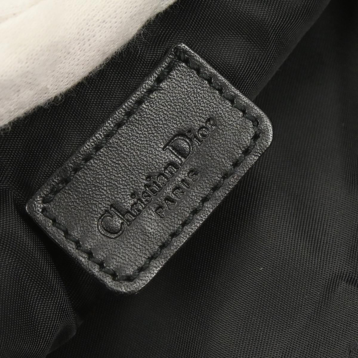 Christian Dior Black Trotter Saddle Handbag