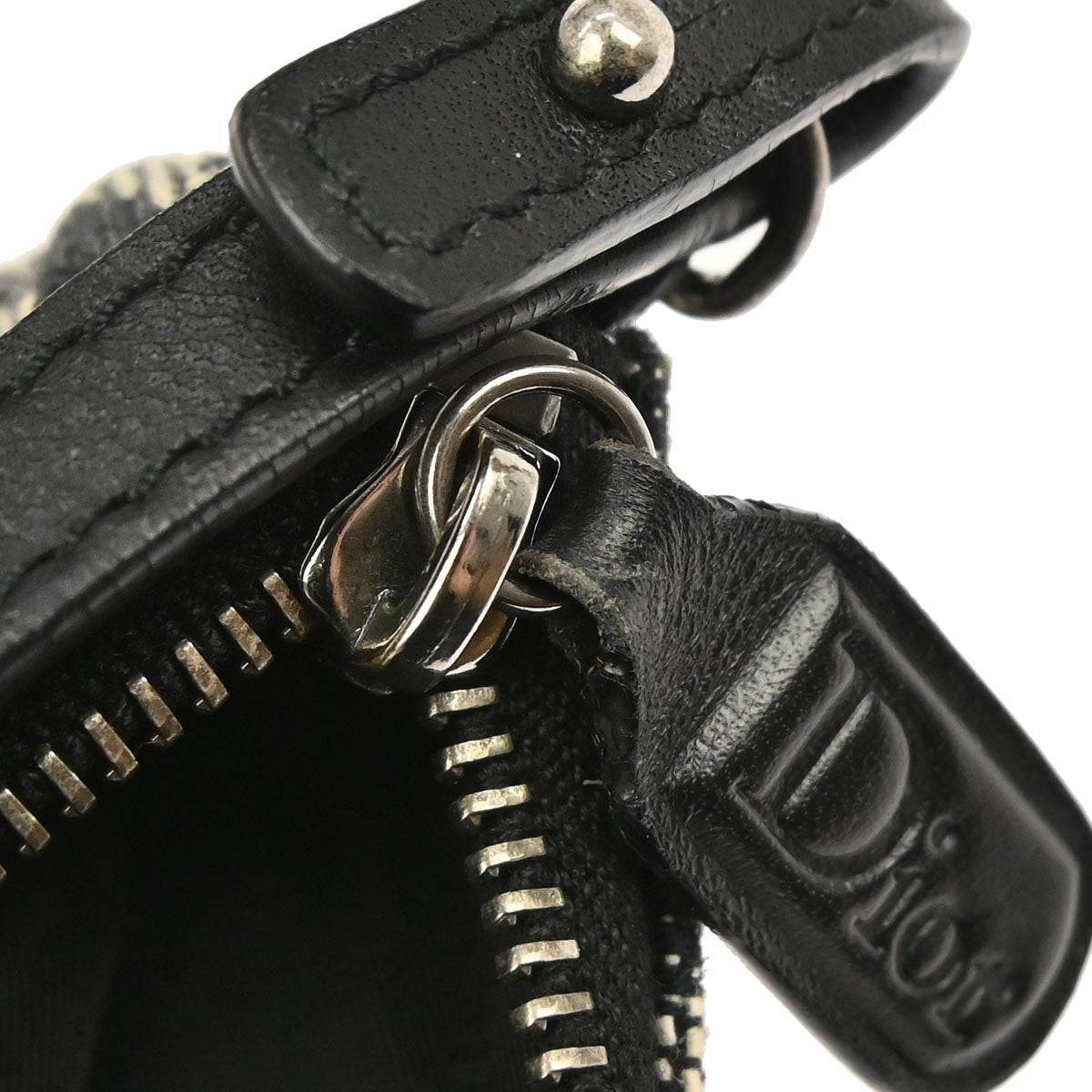 Christian Dior Black Trotter Saddle Handbag