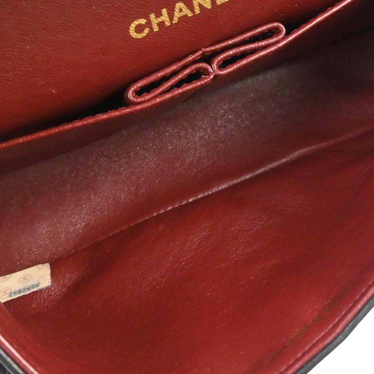 Chanel Black Lambskin Small Classic Double Flap Shoulder Bag