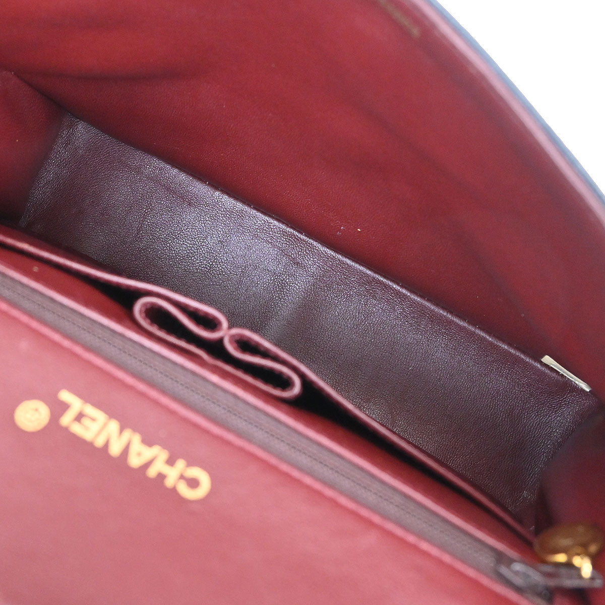 Chanel Black Lambskin Classic Double Flap Shoulder Bag