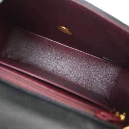 Chanel Black Lambskin Mini Classic Square Flap Shoulder Bag 17