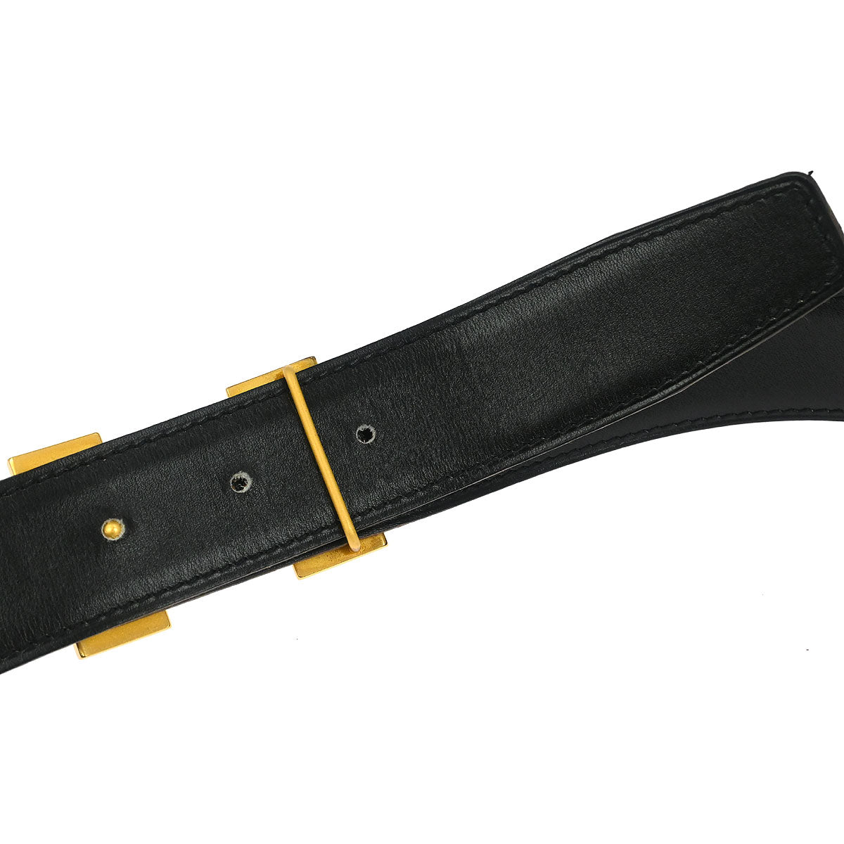 Hermes Brown Togo Constance Reversible Belt #80 Small Good