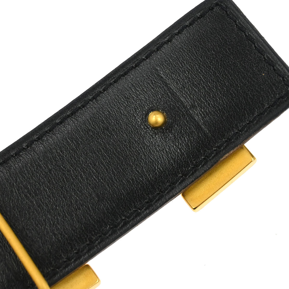 Hermes Brown Togo Constance Reversible Belt #80 Small Good