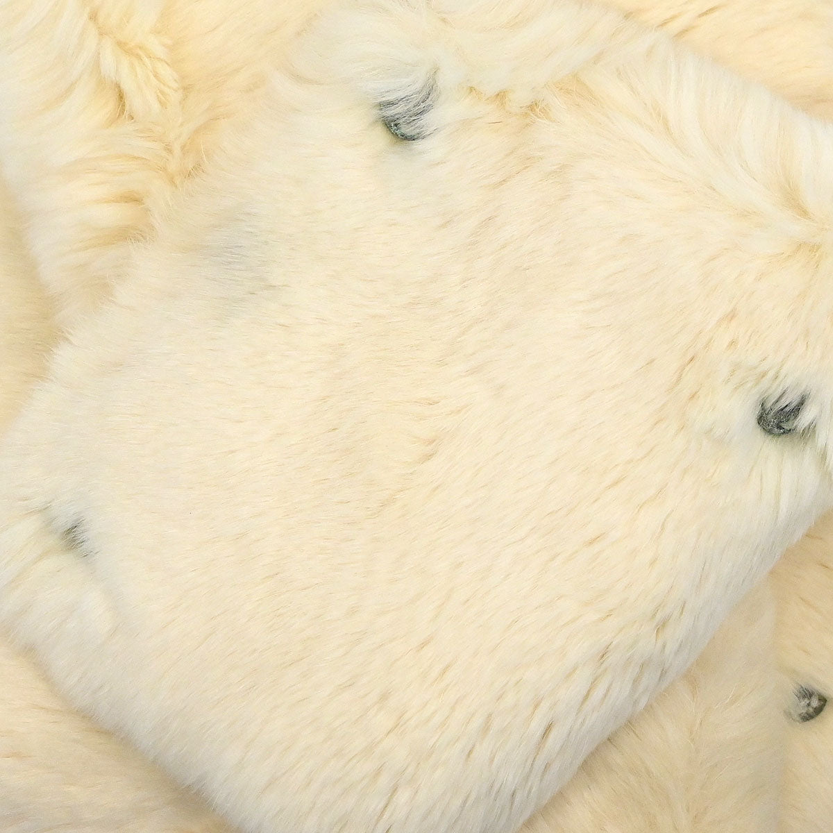 Chanel * Lapin Fur Scarf Ivory Small Good