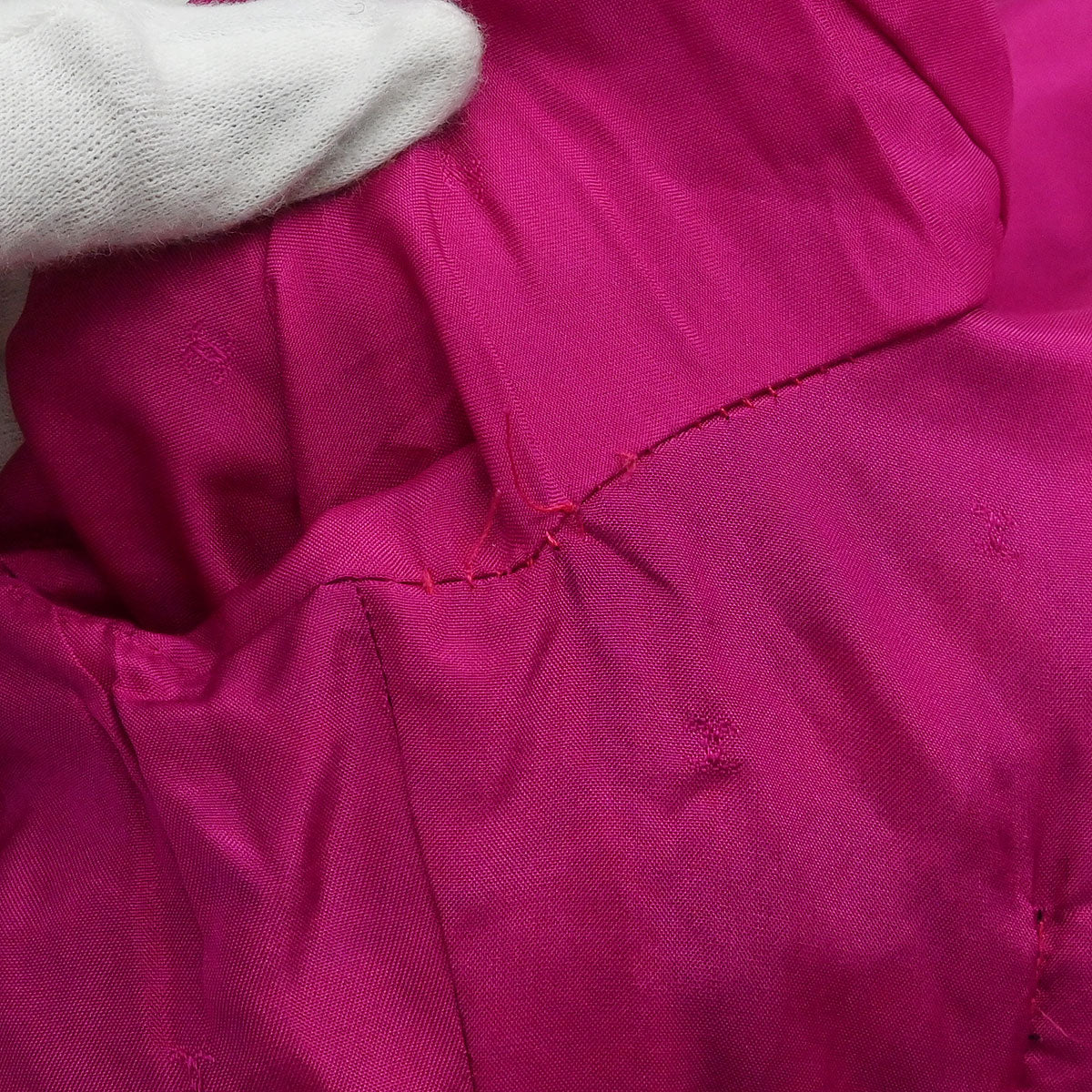 Chanel Setup Suit Collarless Jacket Skirt Pink #40