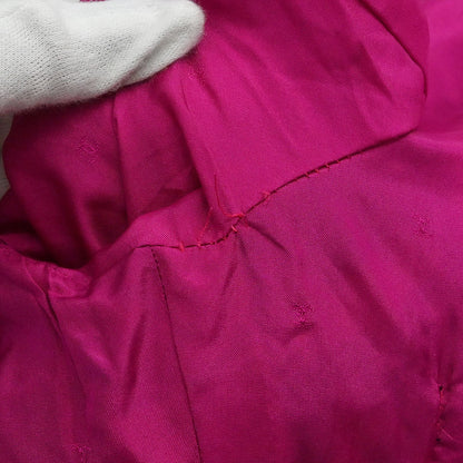 Chanel Setup Suit Collarless Jacket Skirt Pink #40