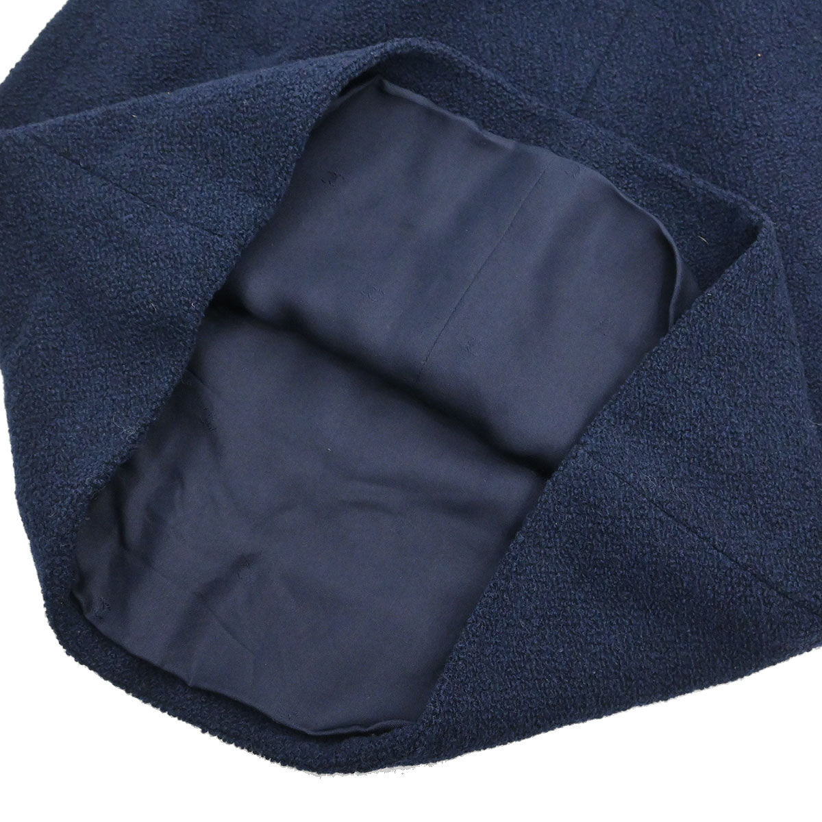 Chanel 1995 Setup Suit Jacket Skirt Navy #36