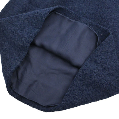 Chanel 1995 Setup Suit Jacket Skirt Navy #36