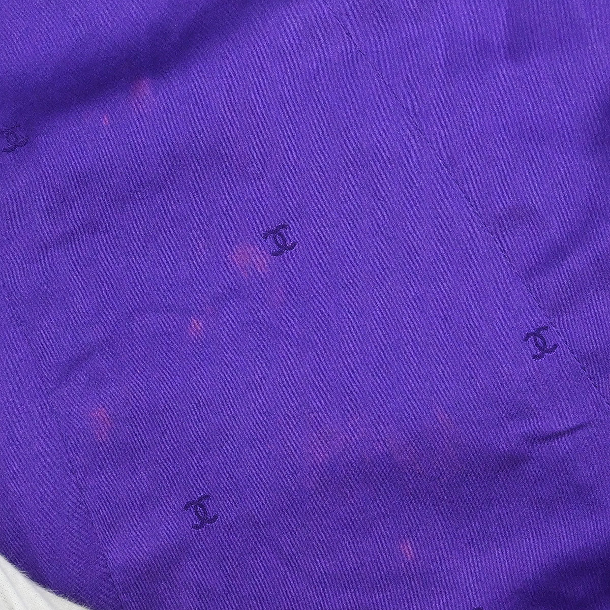 Chanel 1995 Setup Suit Jacket Skirt Purple #40