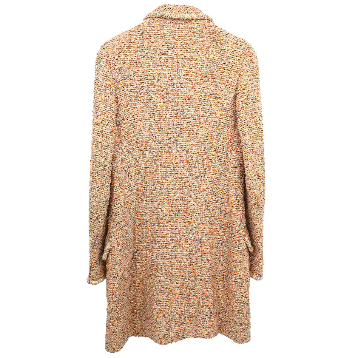 Chanel 1997 Single Breasted Coat Pink #38