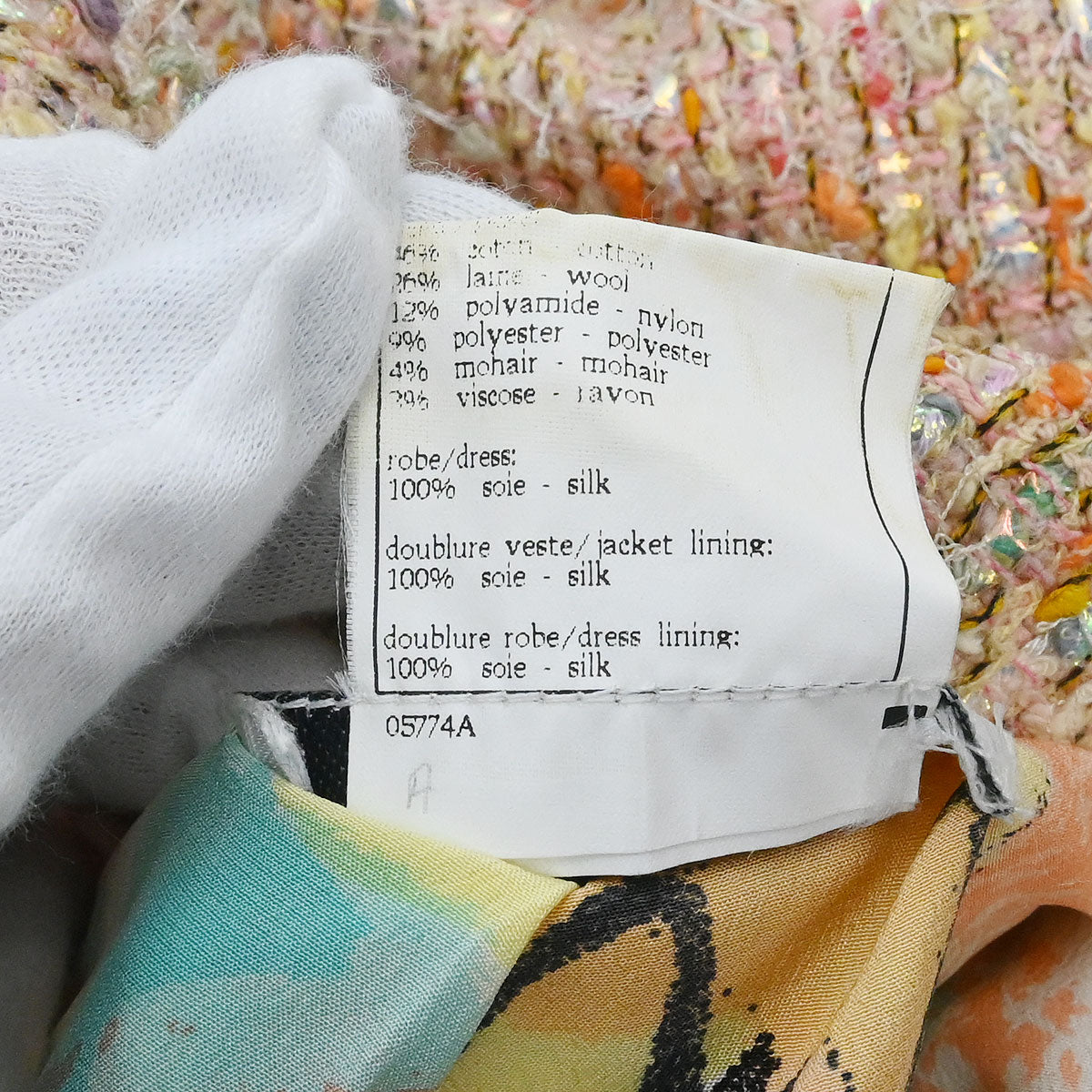 Chanel 1997 Single Breasted Coat Pink #38