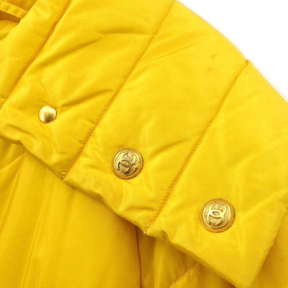 Chanel Zip Up Jacket Yellow 04541 #38