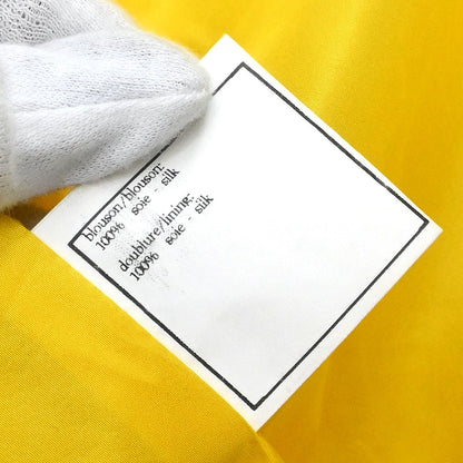 Chanel Zip Up Jacket Yellow 04541 #38