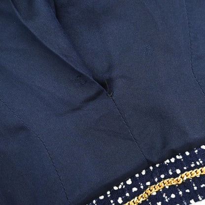 Chanel Tweed Jacket Navy