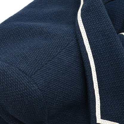 Chanel 1995 Single Breasted Jacket Navy #38
