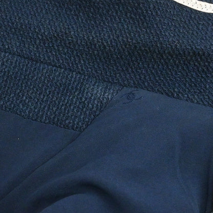 Chanel 1995 Single Breasted Jacket Navy #38