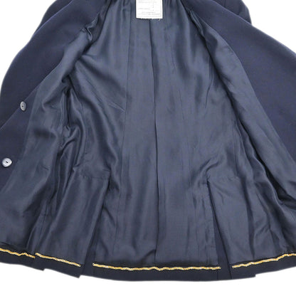 Chanel Setup Suit Jacket Skirt Navy 27 #36