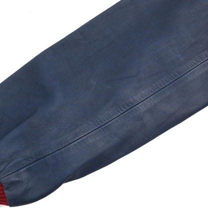 Chanel 2004 Sport Line Spring Letterman Bomber Jacket Navy #38