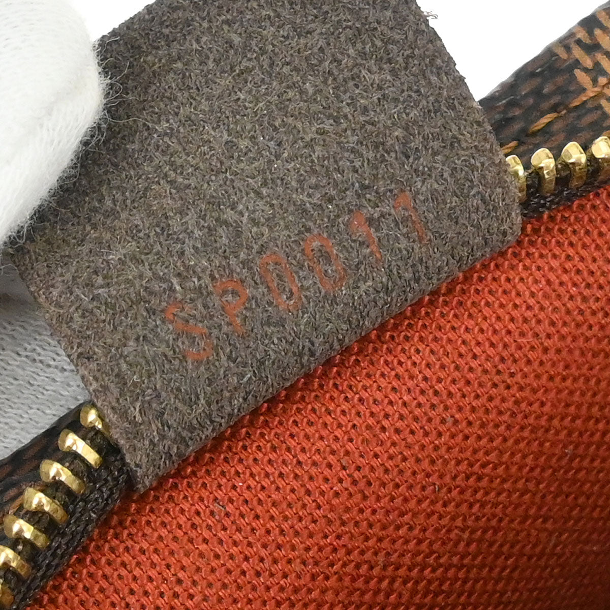 Louis Vuitton Damier Trousse Makeup Handbag N51982