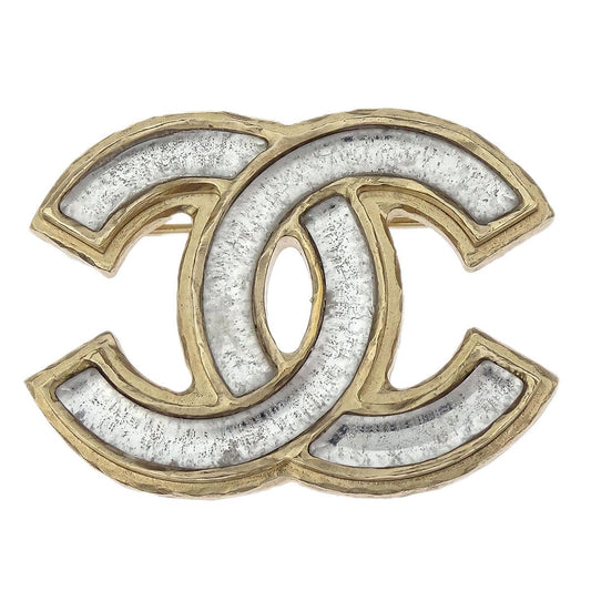 Chanel CC Brooch Pin Gold B12A