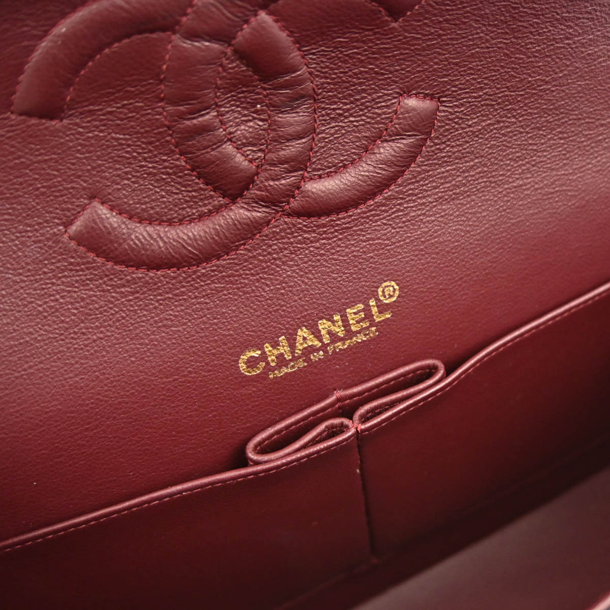 Chanel 2000-2002 Black Lambskin Medium Classic Double Flap Shoulder Bag