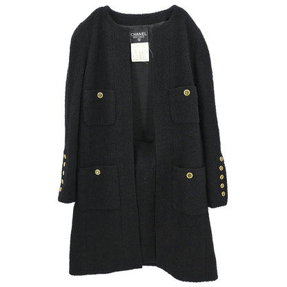 Chanel 1994 Setup Suit Jacket Skirt Black #42