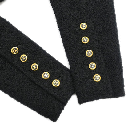 Chanel 1994 Setup Suit Jacket Skirt Black #42