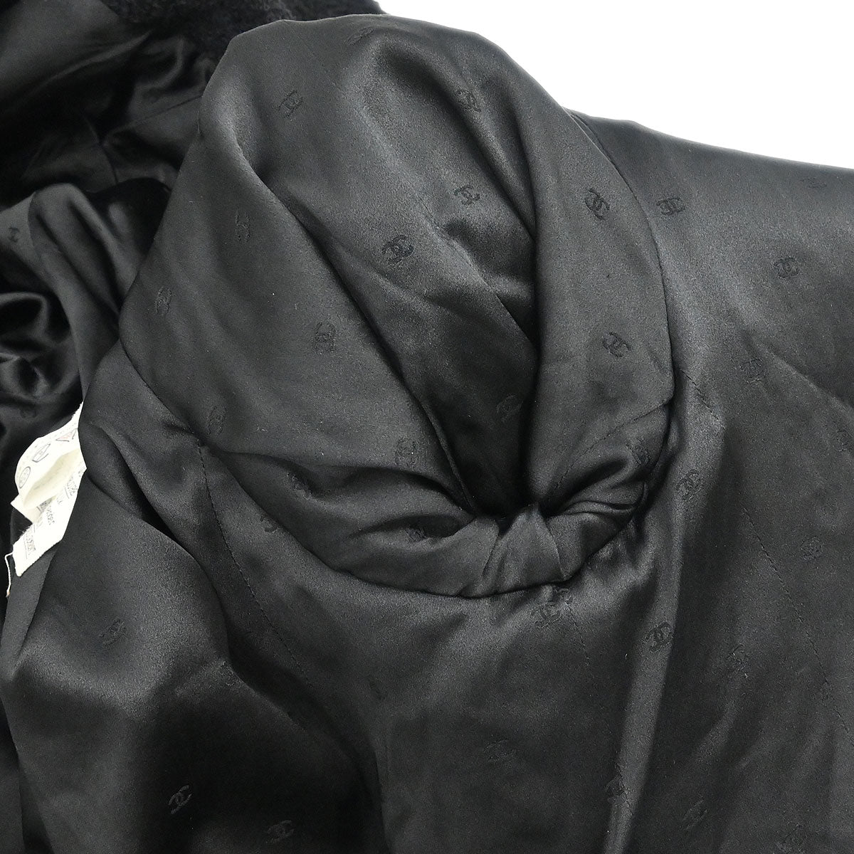 Chanel 1994 Setup Suit Jacket Skirt Black #42