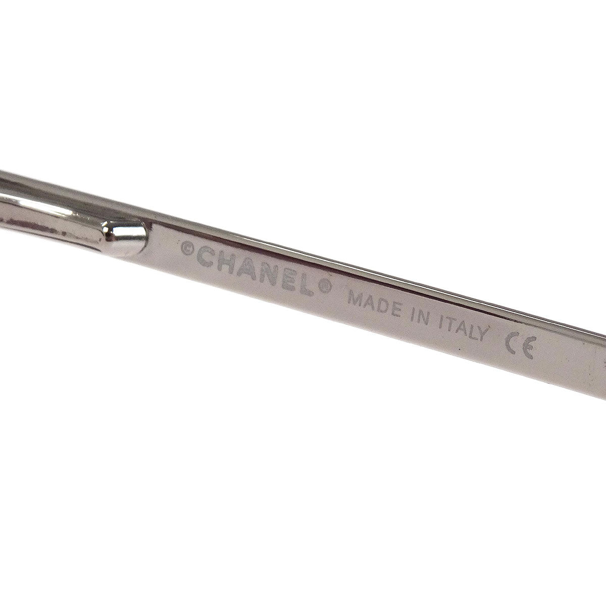 Chanel Sunglasses Eyewear Purple Rhinestone Small Good