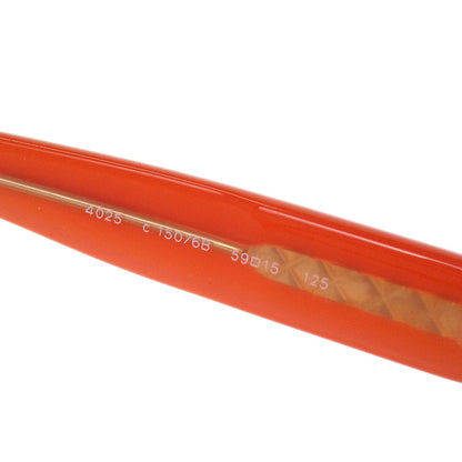Chanel Sunglasses Eyewear Orange Small Good