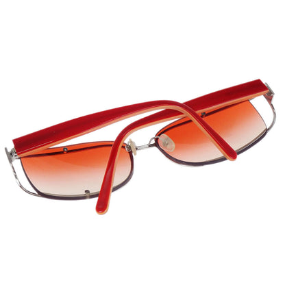 Chanel Sunglasses Eyewear Orange Small Good
