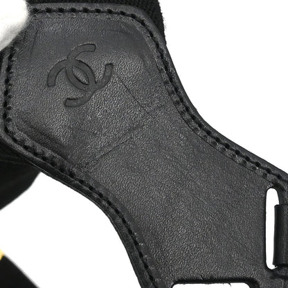 Chanel Black Suspenders Small Good