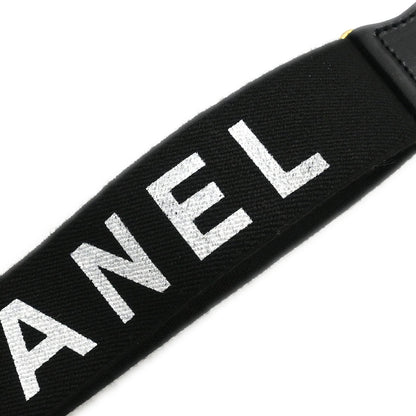 Chanel Black Suspenders Small Good