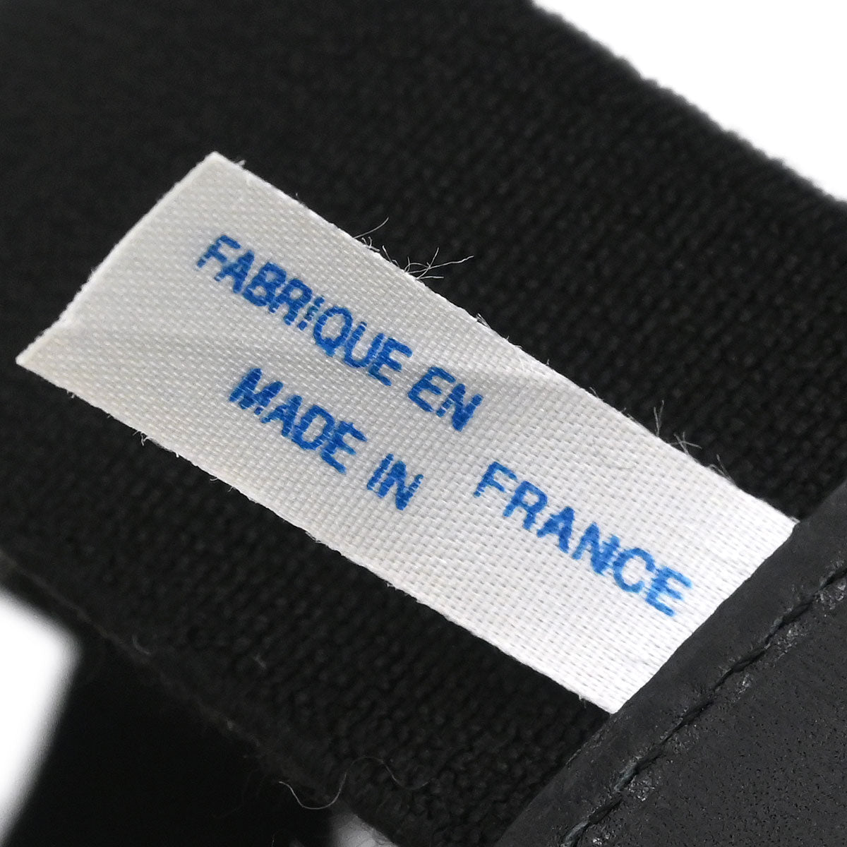 Chanel Black Suspenders Small Good