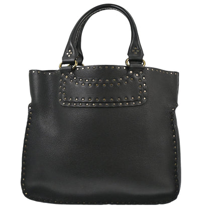 Celine Black Leather Boogie Tote Bag Handbag