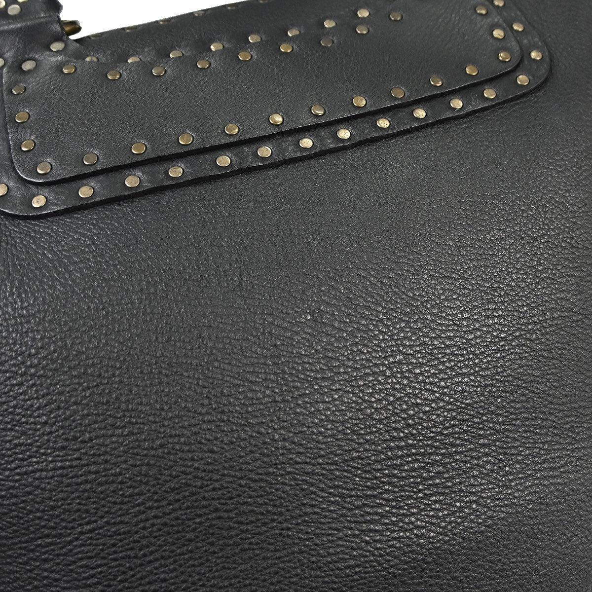 Celine Black Leather Boogie Tote Bag Handbag