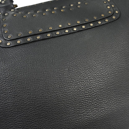 Celine Black Leather Boogie Tote Bag Handbag