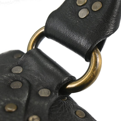 Celine Black Leather Boogie Tote Bag Handbag