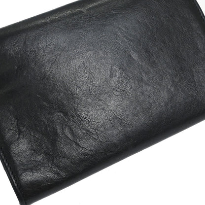 Chanel Black Lambskin Wallet Purse