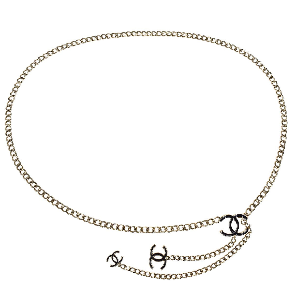 Chanel Chain Belt CC Gold 09V Small Good