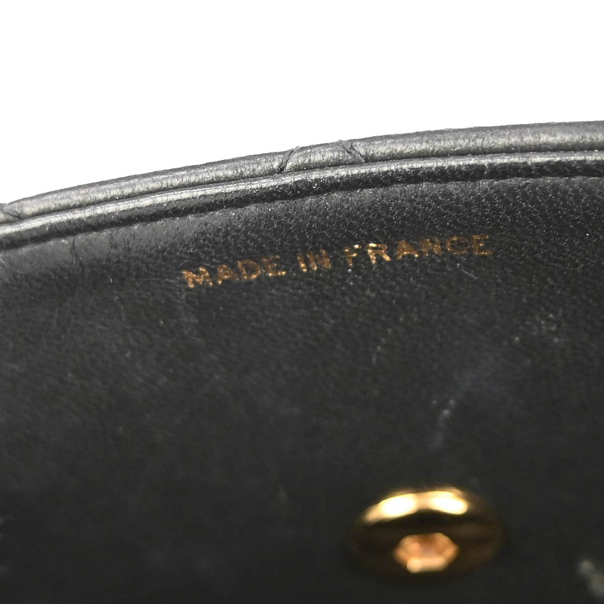 Chanel 1991-1994 Black Lambskin Top Handle Handbag
