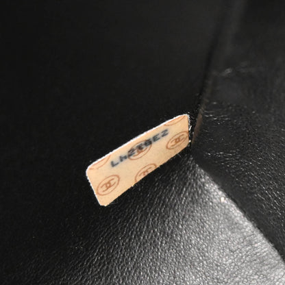 Chanel 1991-1994 Black Lambskin Top Handle Handbag