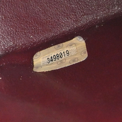 Chanel 1994-1996 Black Lambskin Paris Shoulder Bag