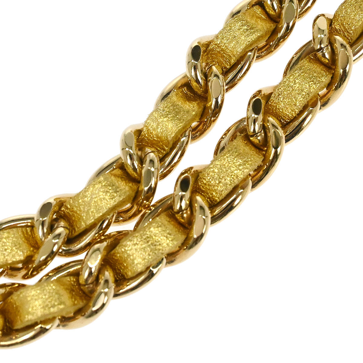 Chanel * Pony Hair Khaki Chain Shoulder Cigarette Case Small Good