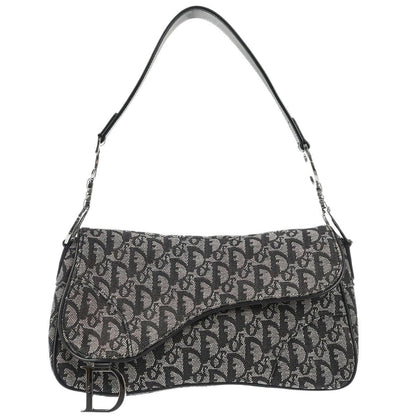 Christian Dior Black Saddle Trotter Handbag