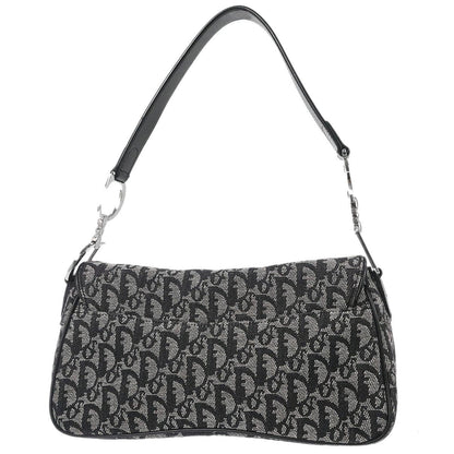 Christian Dior Black Saddle Trotter Handbag