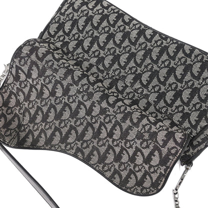 Christian Dior Black Saddle Trotter Handbag