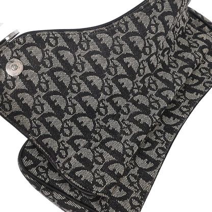 Christian Dior Black Saddle Trotter Handbag