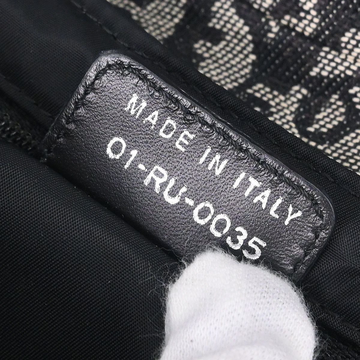 Christian Dior Black Saddle Trotter Handbag