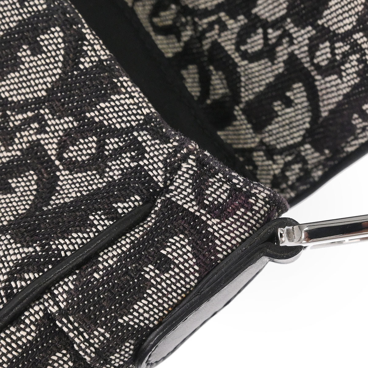 Christian Dior Black Saddle Trotter Handbag